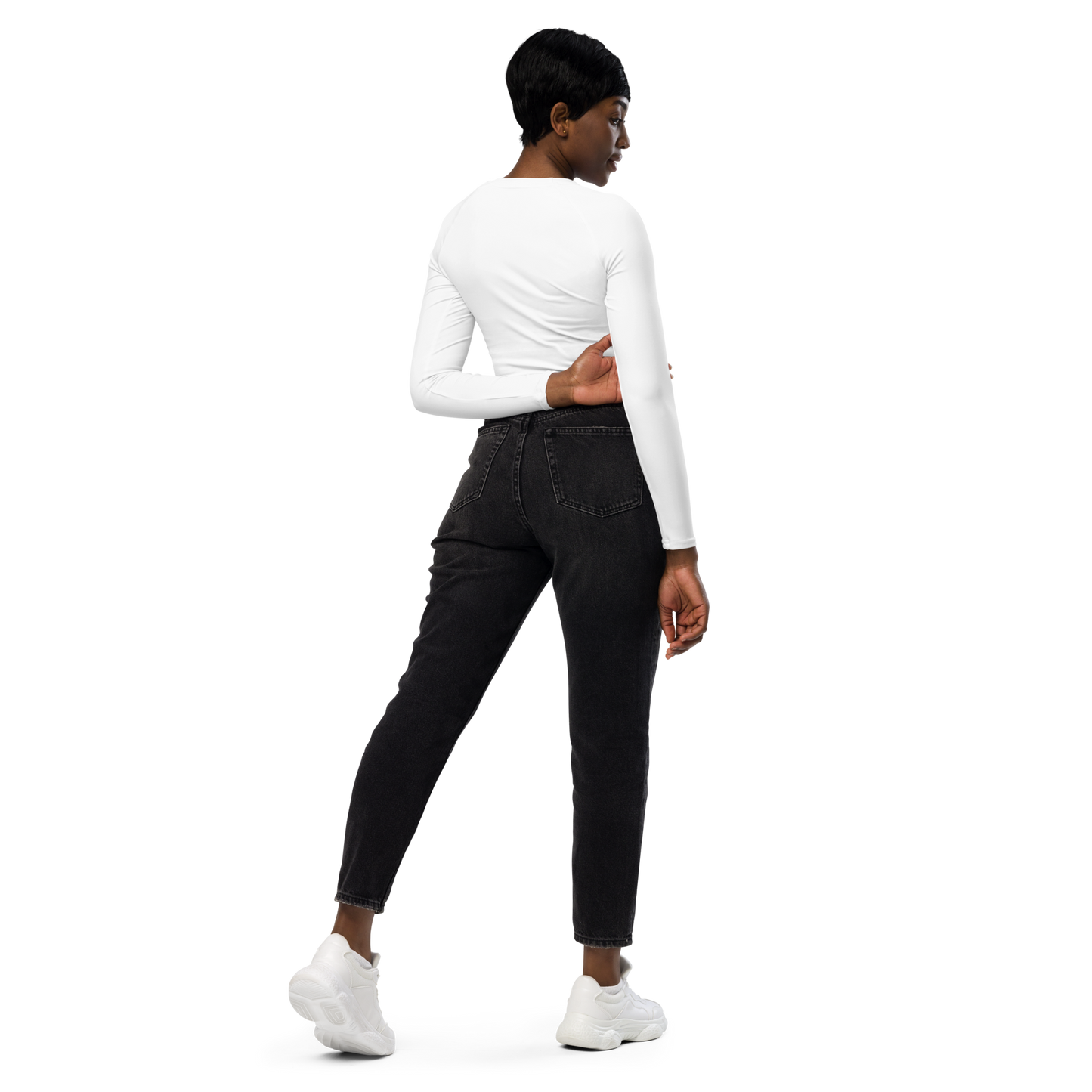 Crop top de manga larga mujer mashka