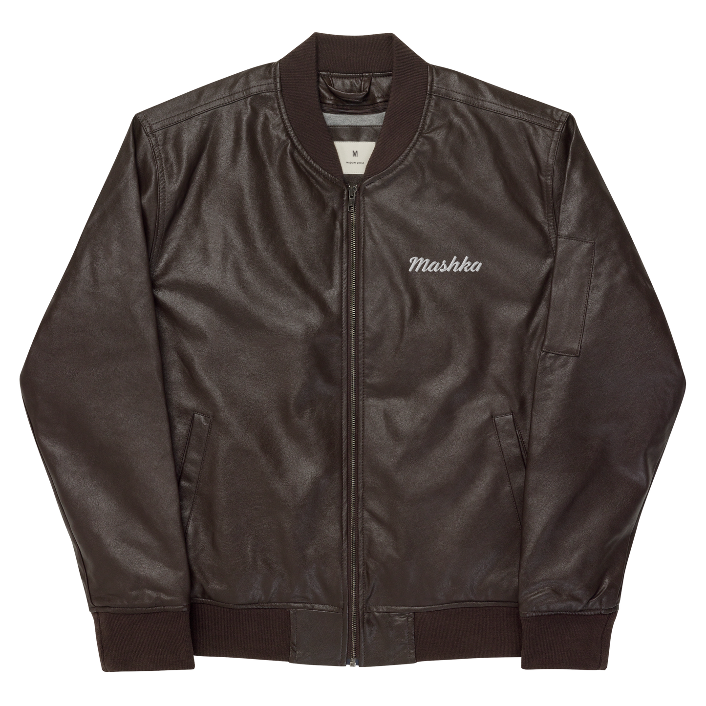Chaqueta bomber piel vegana mujer mashka