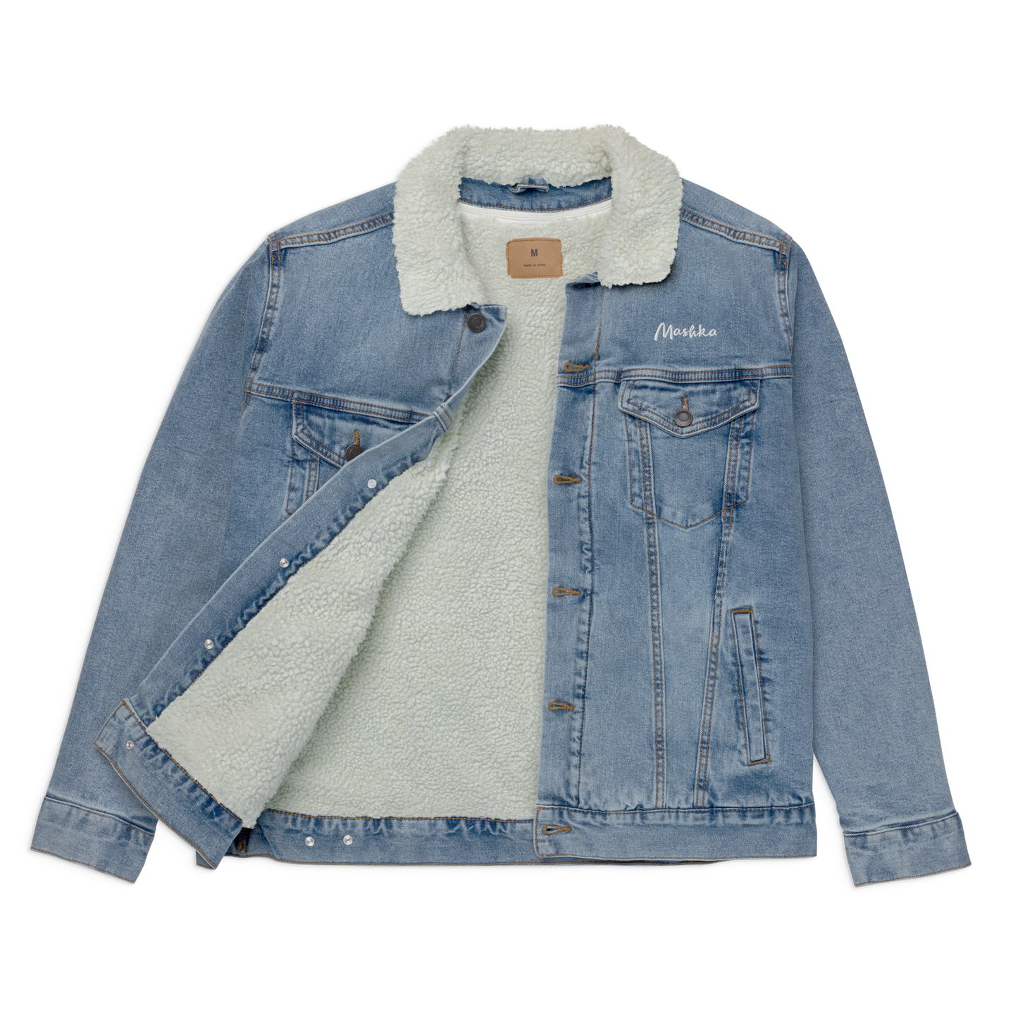 Chaqueta vaquera borreguillo mujer mashka