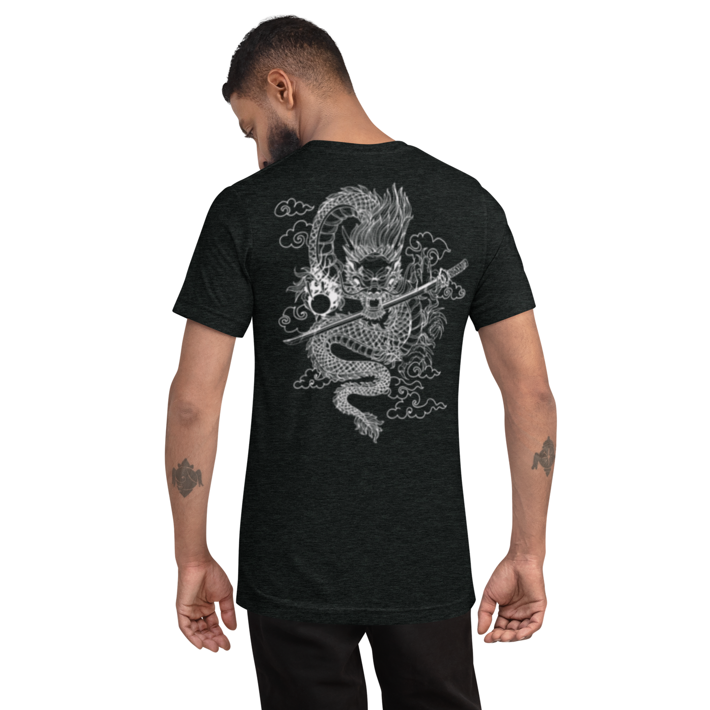 Camiseta de manga corta dragón hombre mashka