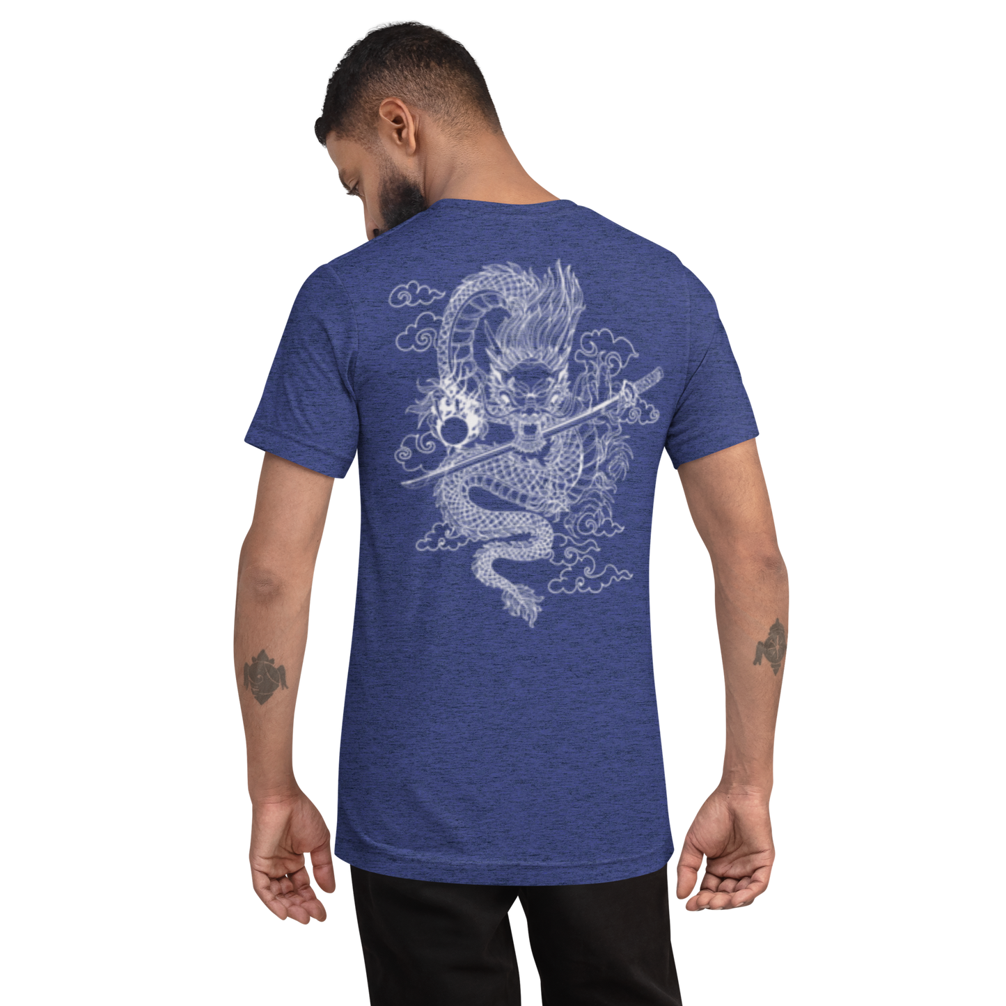 Camiseta de manga corta dragón hombre mashka
