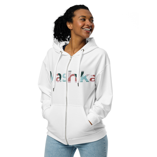 Sudadera con capucha y cremallera mujer mashka