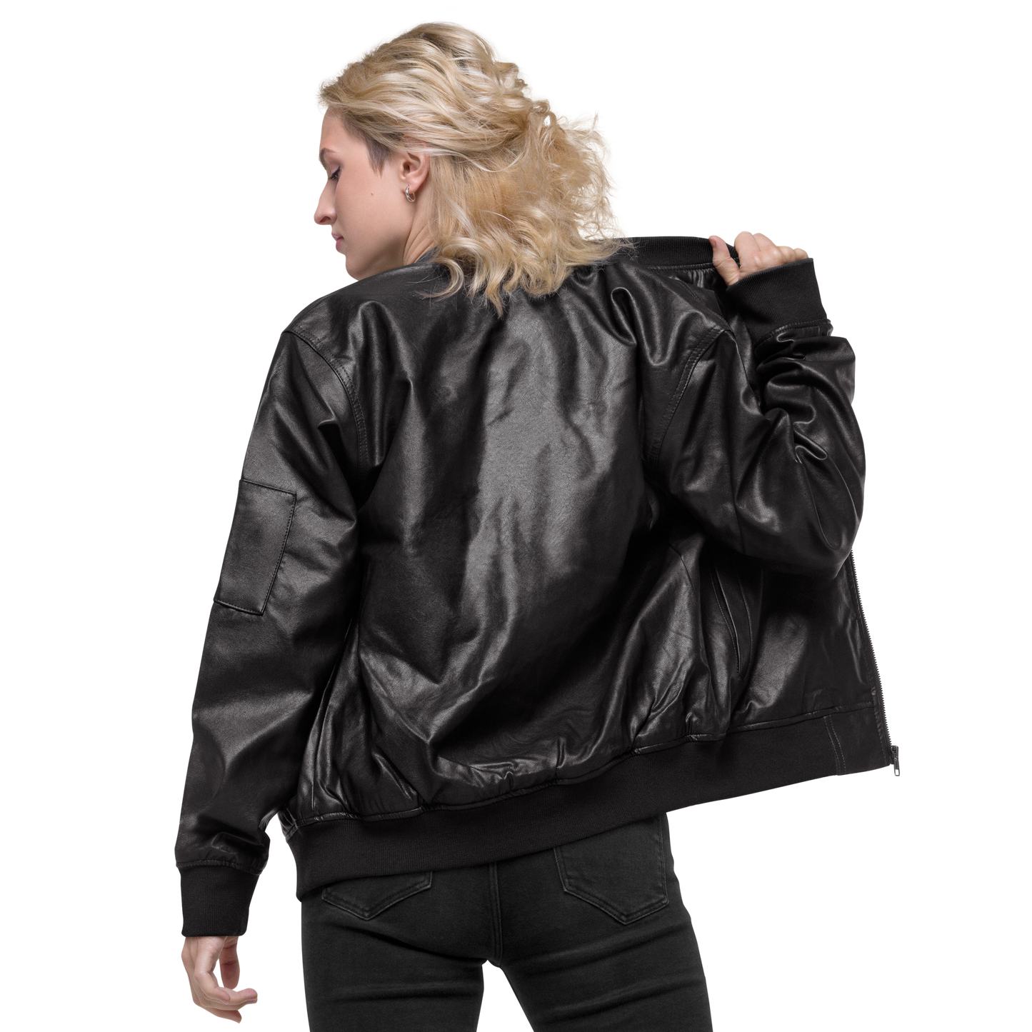 Chaqueta bomber piel vegana mujer mashka