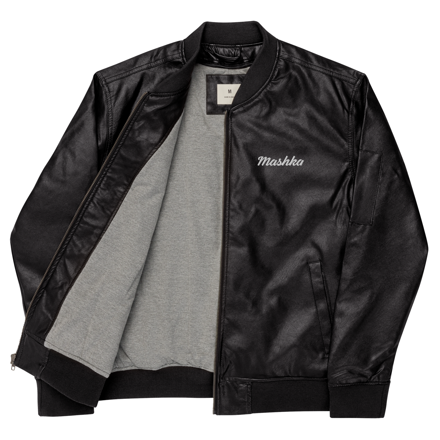 Chaqueta bomber piel vegana mujer mashka