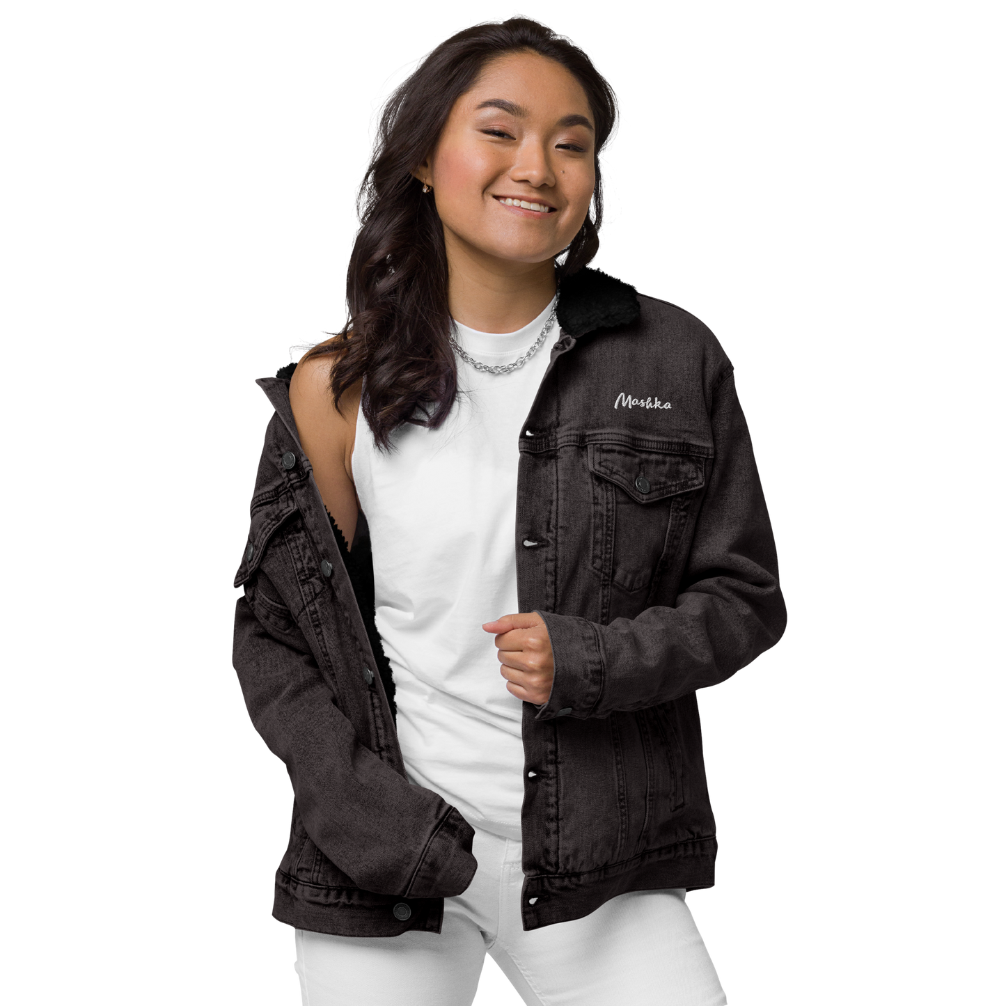 Chaqueta vaquera borreguillo mujer mashka