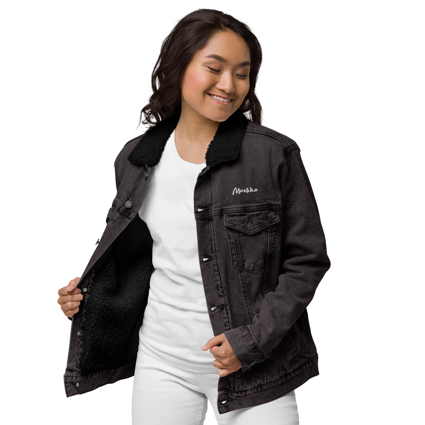 Chaqueta vaquera borreguillo mujer mashka
