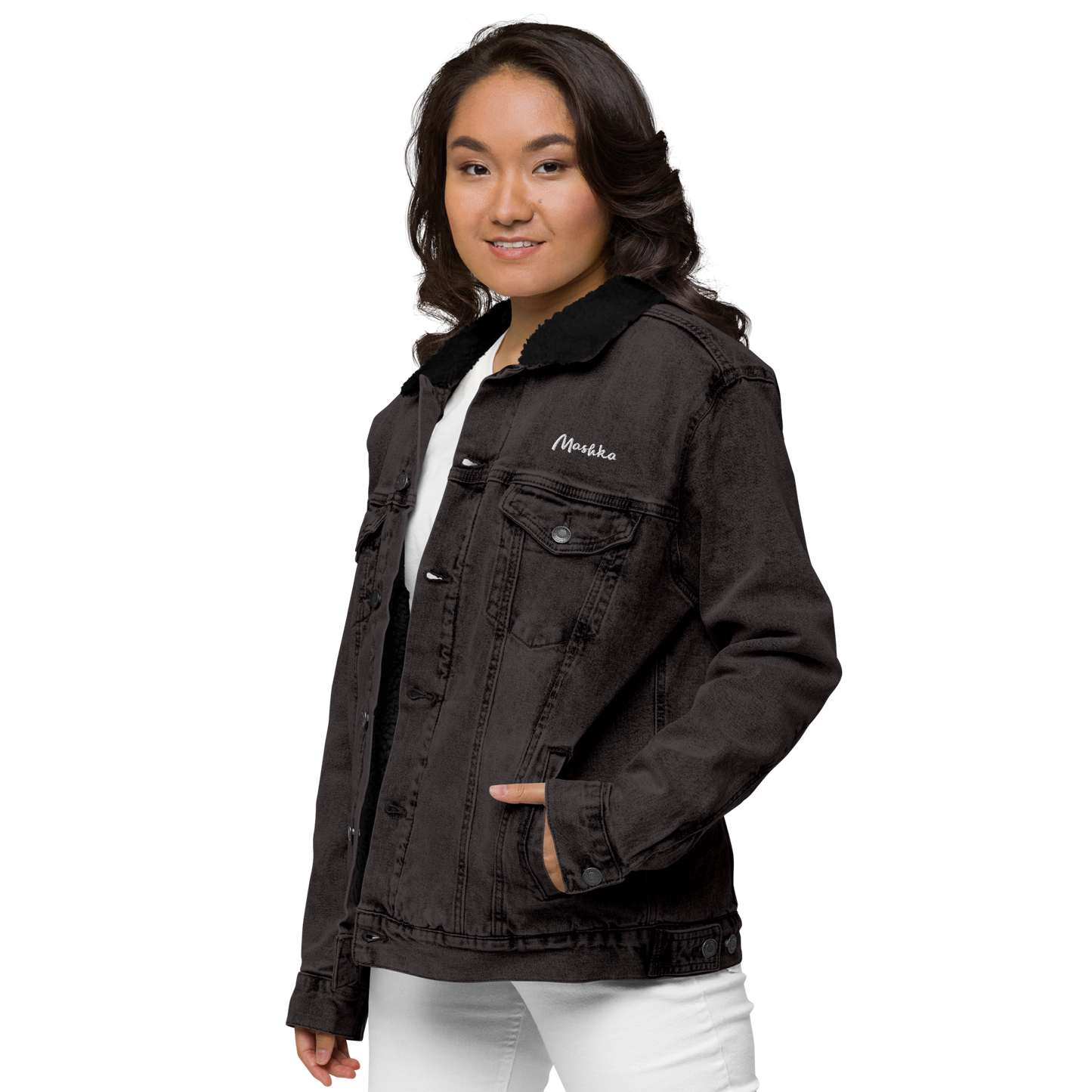 Chaqueta vaquera borreguillo mujer mashka