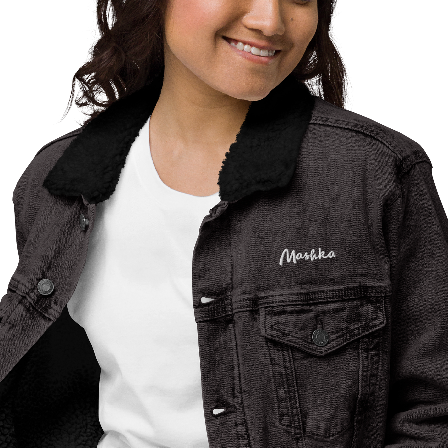 Chaqueta vaquera borreguillo mujer mashka
