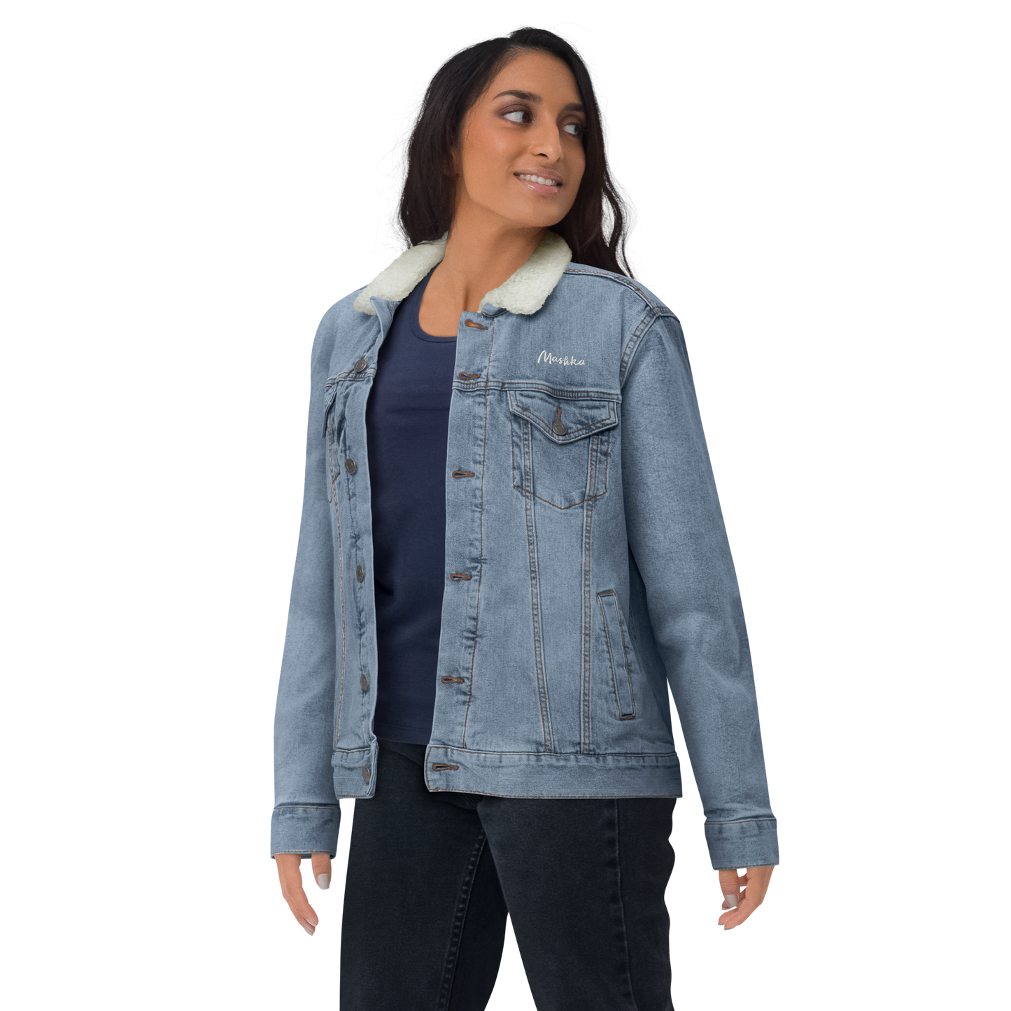 Chaqueta vaquera borreguillo mujer mashka
