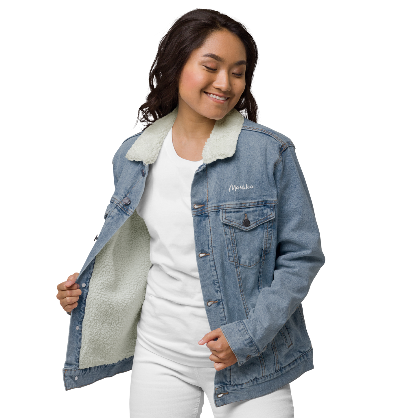 Chaqueta vaquera borreguillo mujer mashka