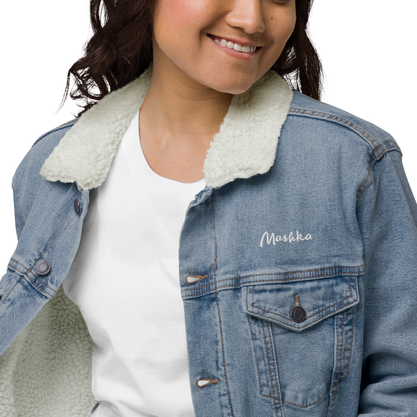 Chaqueta vaquera borreguillo mujer mashka